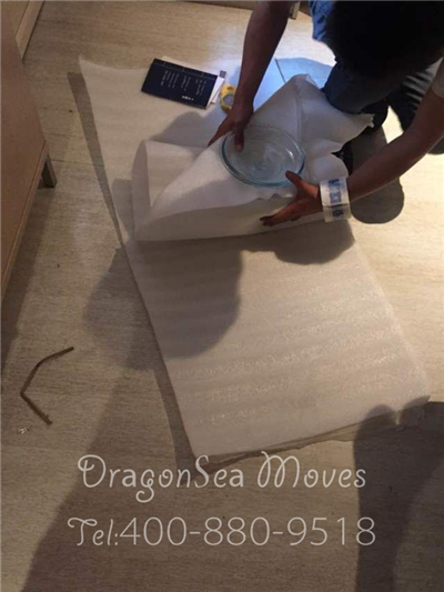 杭州跨國海運搬家到德國，細致包裝小件物品